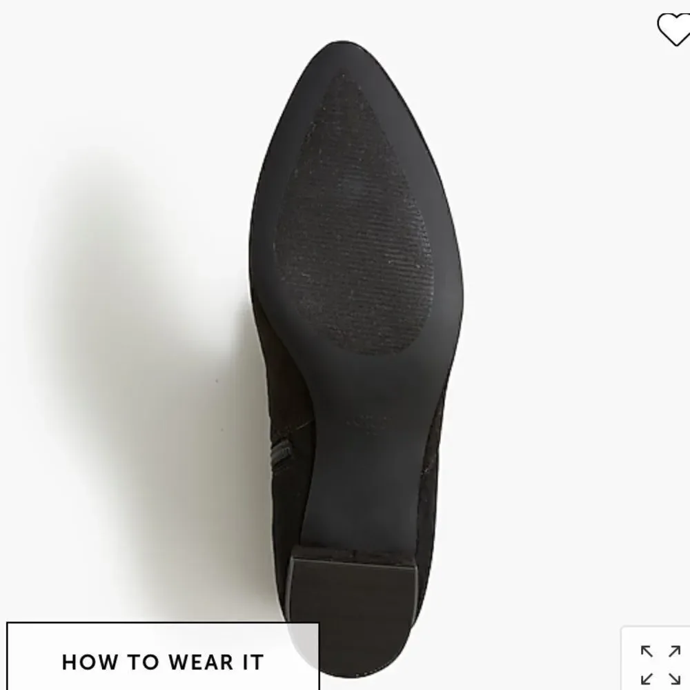 J. Crew Factory  Over-the-knee microsuede boots Item AG056*